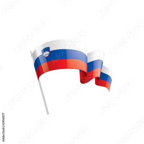 Free Download Slovenia flag, vector illustration on a white background - GFXLoad