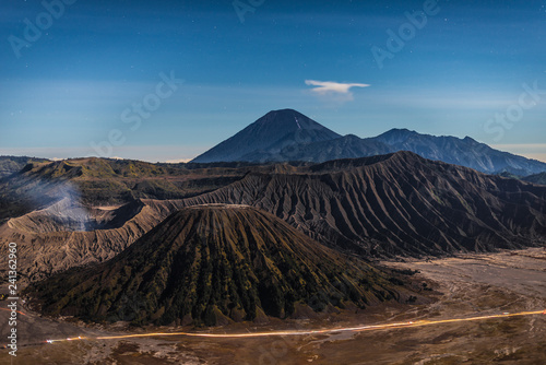 View of Bromo mountain in Indonesia
