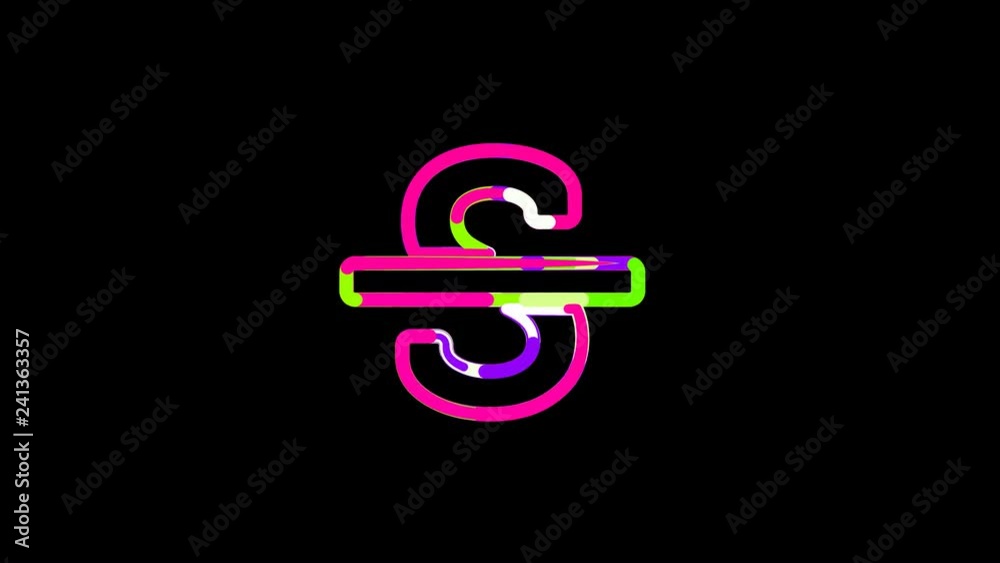 Circles gather in symbol strikethrough. After it crumbles in a line and moves to the camera. Alpha channel black Circles gather in symbol strikethrough. After it crumbles in a line and moves to the camera. Alpha channel black