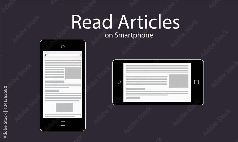 Read articles on smartphone Read articles on smartphone