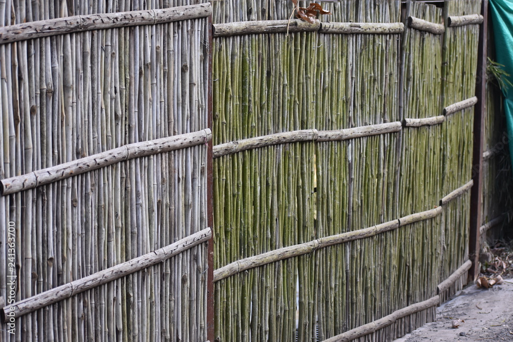 wooden fence