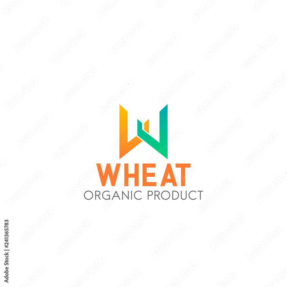 Vector emblem for wheat production Vector emblem for wheat production