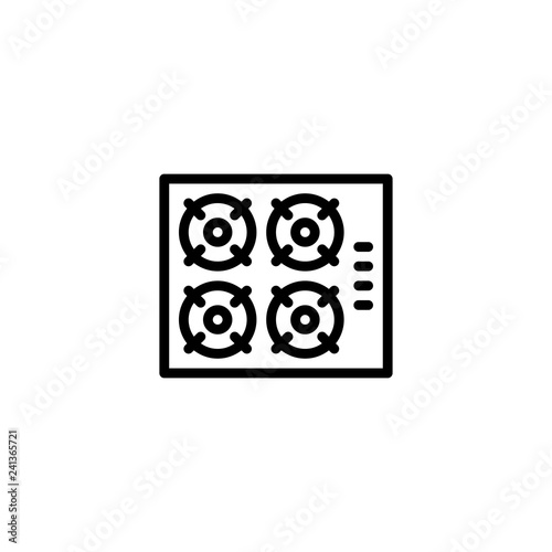 stove icon vector