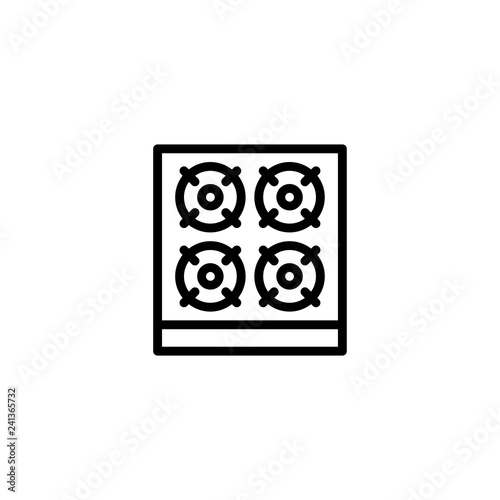 stove icon vector