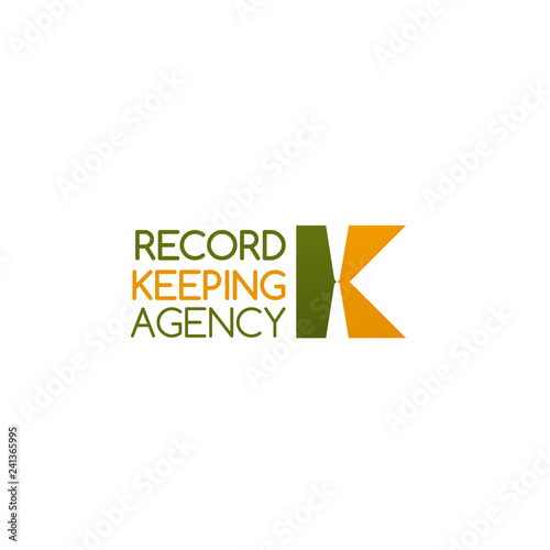 Vector design for record keeping agency