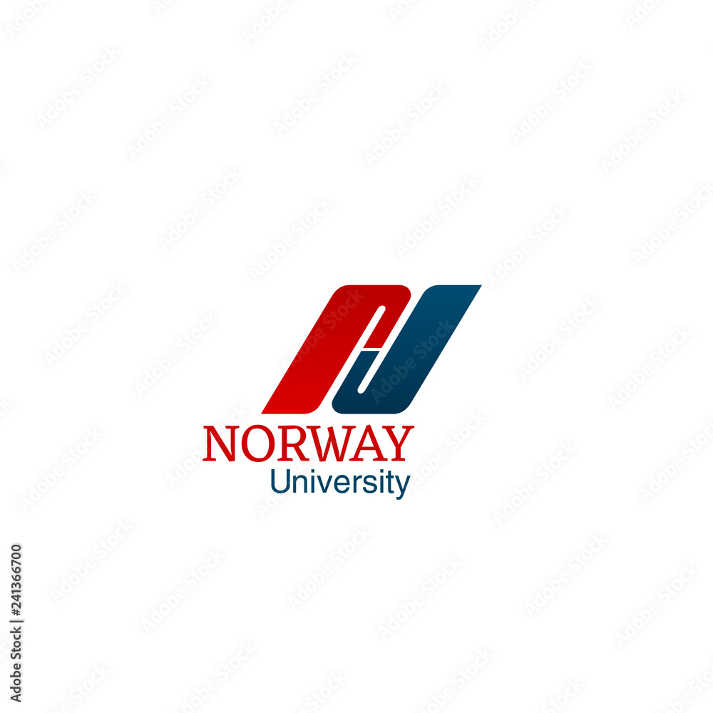 Norway University creative vector