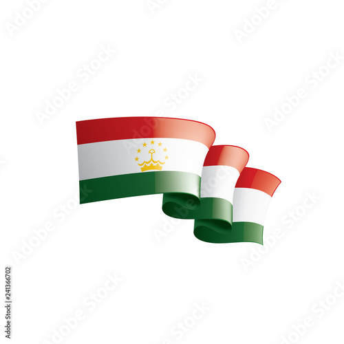 Free Download Tajikistan flag, vector illustration on a white background - GFXLoad