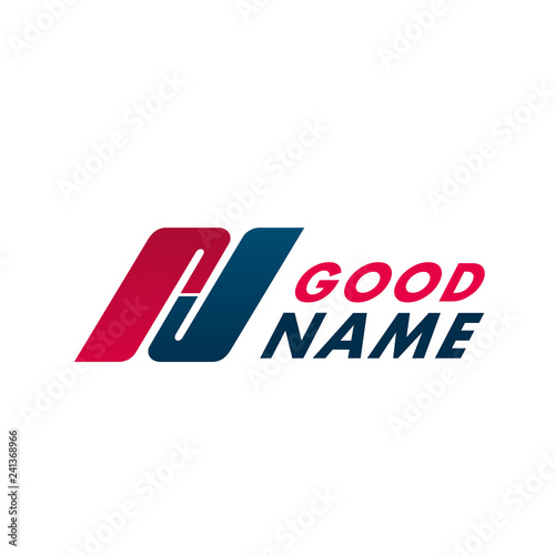 Good name vector emblem