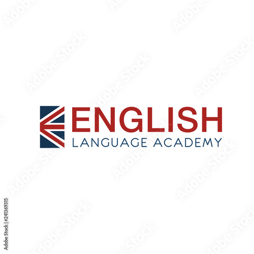 English language academy sign