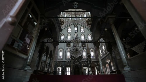 Istanbul Ottoman Ayazma Mosque Entering Between Old Doors photo