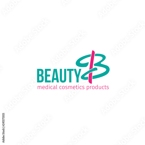 Beauty cosmetics products vector icon