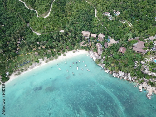 Aerial view of Shark Bay  Thailand