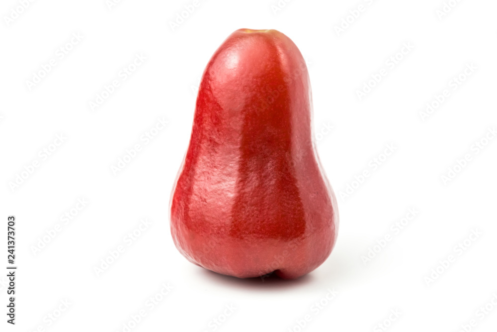 rose apple (chomphu) fresh isolated clipping path on white background rose apple (chomphu) fresh isolated clipping path on white background