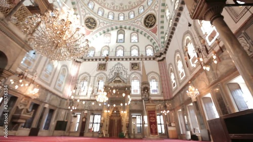 Istanbul Ottoman Ayazma Mosque Interior Pillar and Hall photo