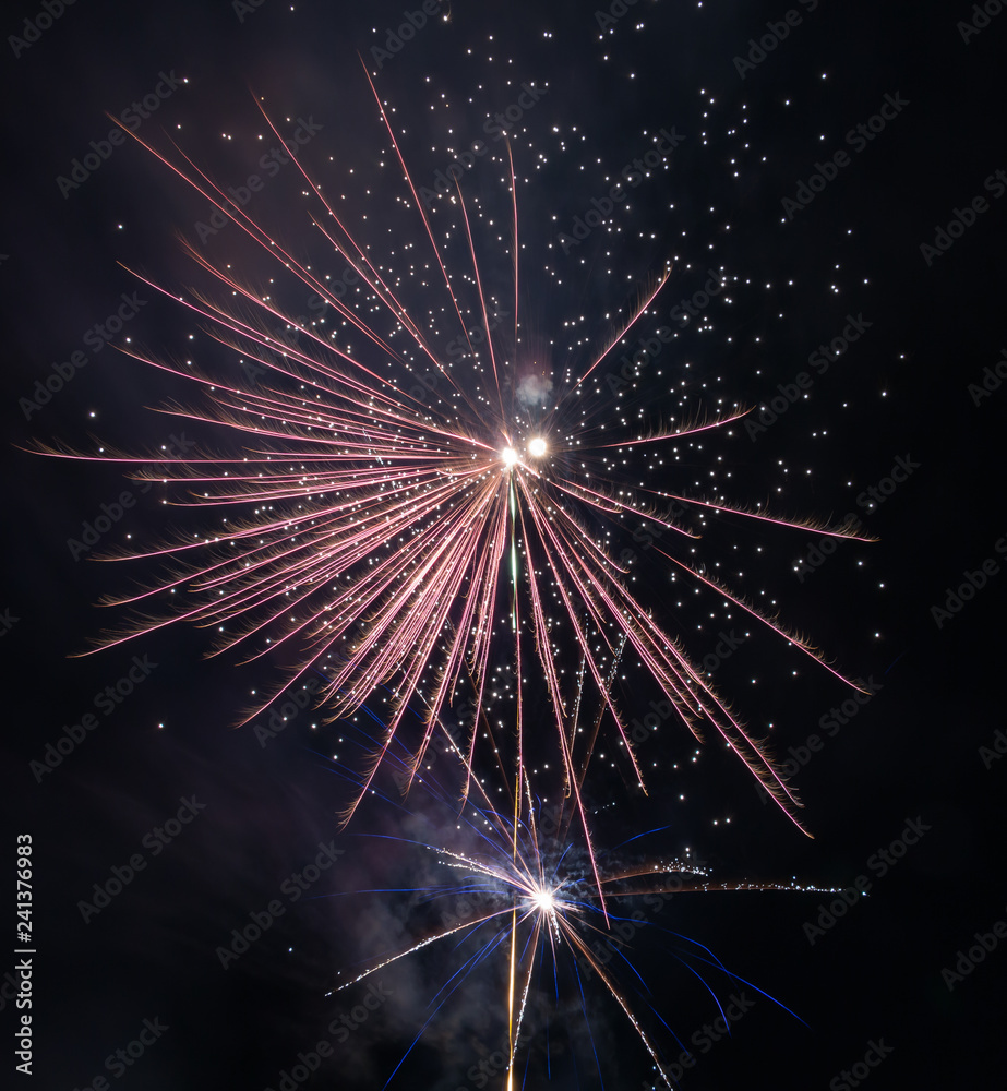 fireworks in the sky