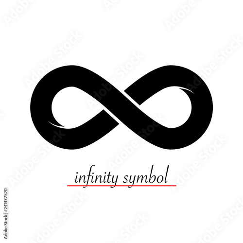 Infinity Symbol - Loop Icon. Vector Endless Logotype Shape.