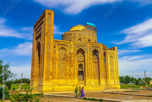 Obraz na płótnie Konye Urgench Turabek Khanum Mausoleum 06 w salonie