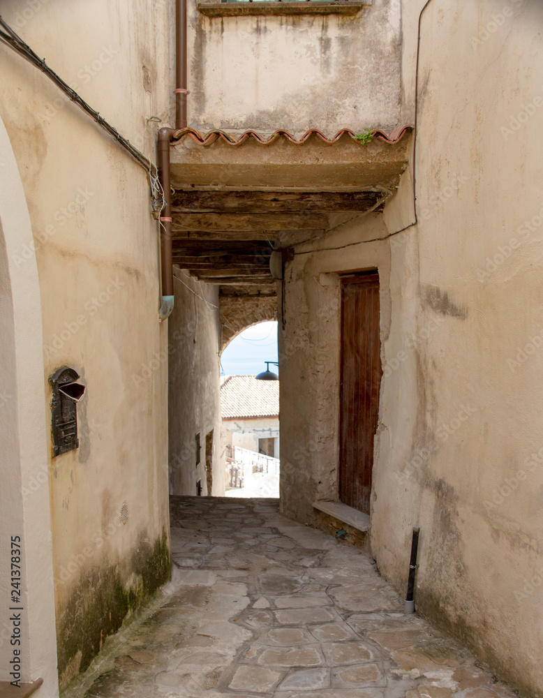 Typical alley of an italian village
