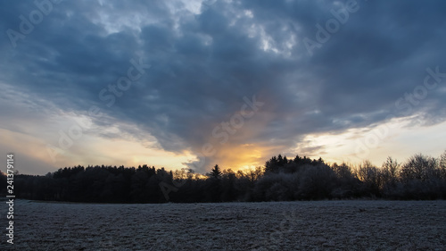 sunrise on a freezing december day © Gerold Nowak