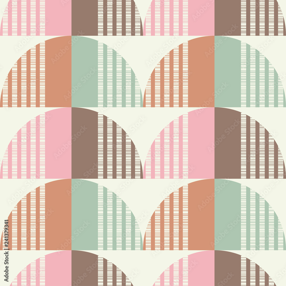 Polka dot seamless pattern. The shapes of the circles with the lines. Geometric background. Can be used for wallpaper, textile, invitation card, web page background. Polka dot seamless pattern. The shapes of the circles with the lines. Geometric background. Can be used for wallpaper, textile, invitation card, web page background.