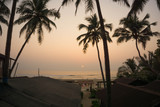 Sunset over Agonda Beach in Goa, India