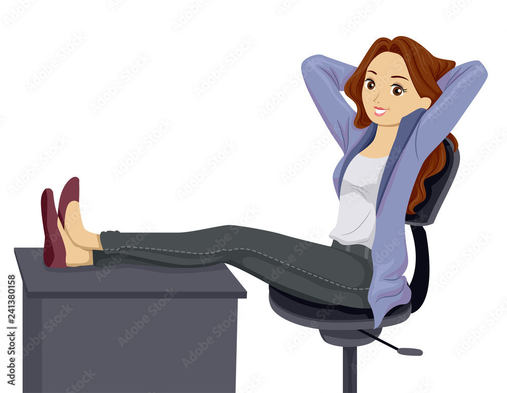 Teen Girl Power Pose Illustration Stock Vector Adobe Stock