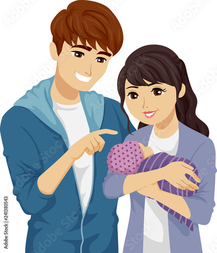 Teens Couple Young Parents ...