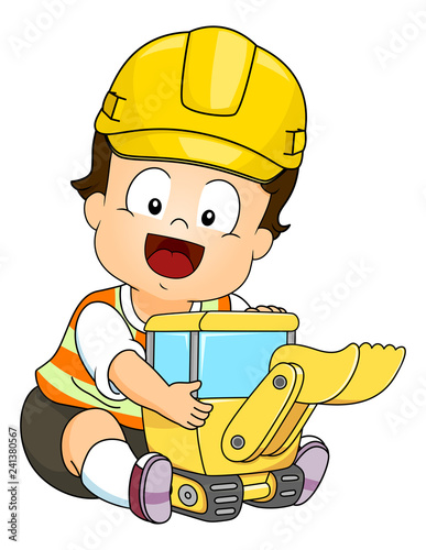Baby Boy Hard Hat Play Back...