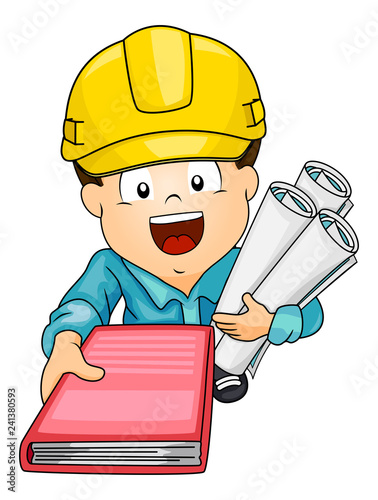 Kid Boy Hard Hat Book Blue ...