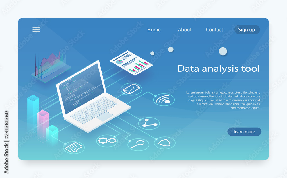 laptop computer using, Business finances, accounting concept. Data Analysis for website mobile website laptop computer using, Business finances, accounting concept. Data Analysis for website mobile website