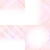 Pink and red gradient abstract background set