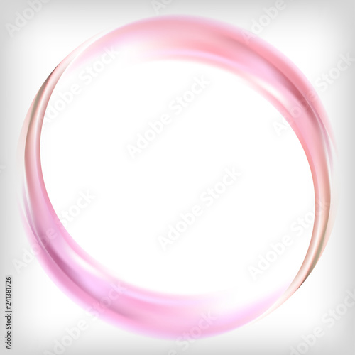 Abstract design element in pink