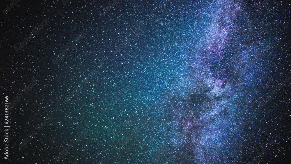 Meteor Shower Timelapse, Night Sky Time Lapse, Milky Way Stars