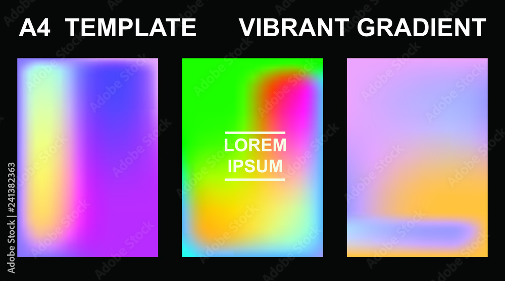 Fototapeta premium Vector EPS 10 illustration Gradient Background Texture. Template for design, banner, flyer, business card, poster, wallpaper, brochure, smartphone screen, mobile app.