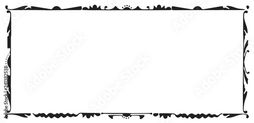 Vintage frame decoration design element #isolated #vector