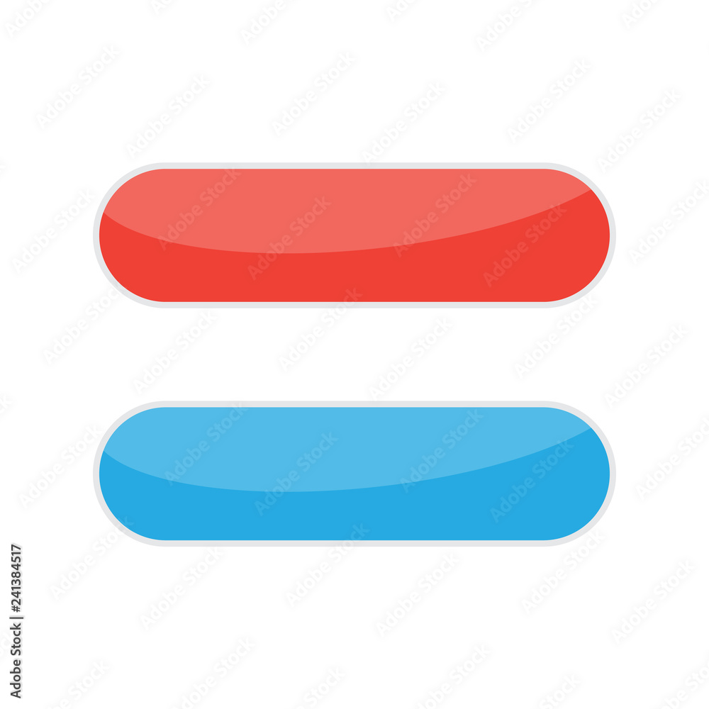 Glass buttons plastic glossy sign. Web button glossy colorful rounded Glass buttons plastic glossy sign. Web button glossy colorful rounded