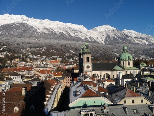 Innsbruck bei Traumwetter im Winter