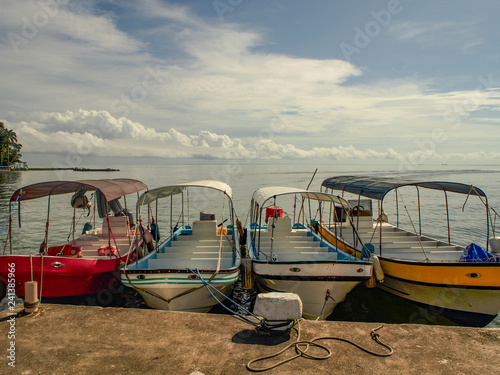 Passenger boats in Guatemala