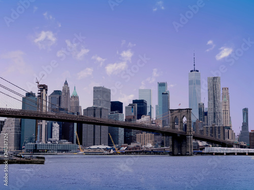 New York Manhattan skyline panorama © Anton Gvozdikov
