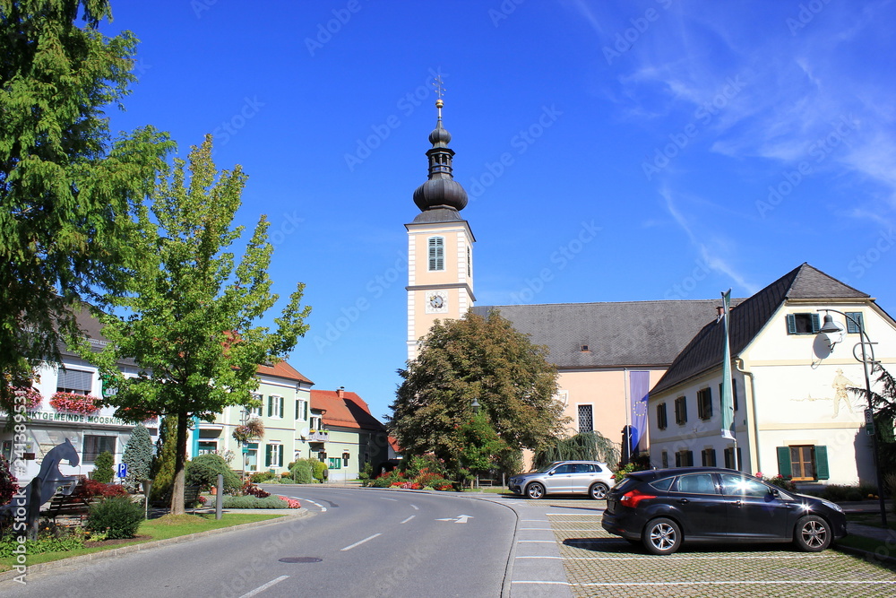 Die Pfarrkirche von Mooskirchen (Steiermark)