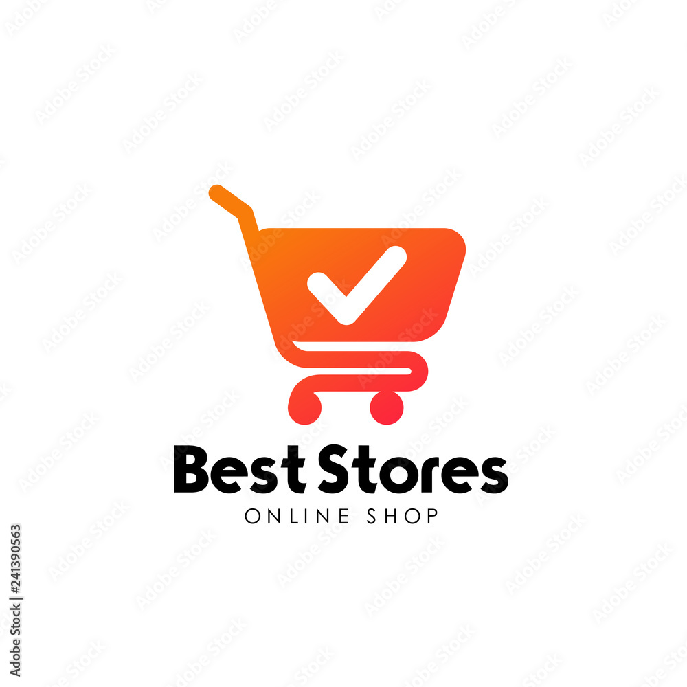 shopping cart logo design template shopping cart logo design template