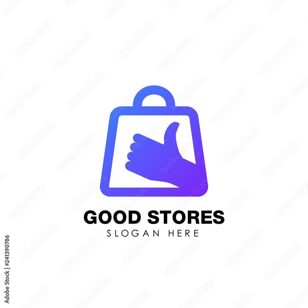 good stores logo design. best shop logo icon design