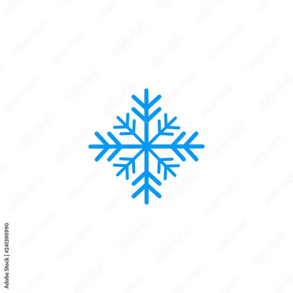 Snowflake icon, Snowflake icon vector, in trendy flat style isolated on white background. Snowflake icon image, Snowflake icon illustration Snowflake icon, Snowflake icon vector, in trendy flat style isolated on white background. Snowflake icon image, Snowflake icon illustration