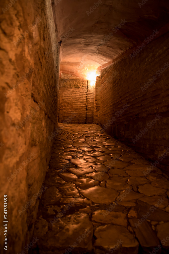 Dark Corridor of Old Underground