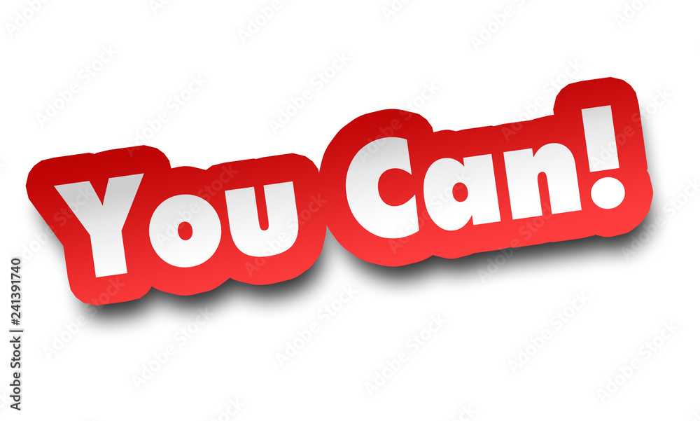 you can concept 3d illustration isolated you can concept 3d illustration isolated