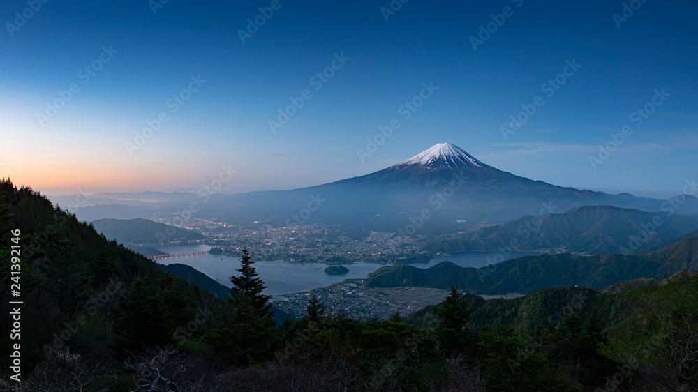 Mt Fuji in the early morning