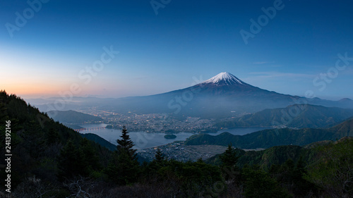 Mt Fuji in the early morning