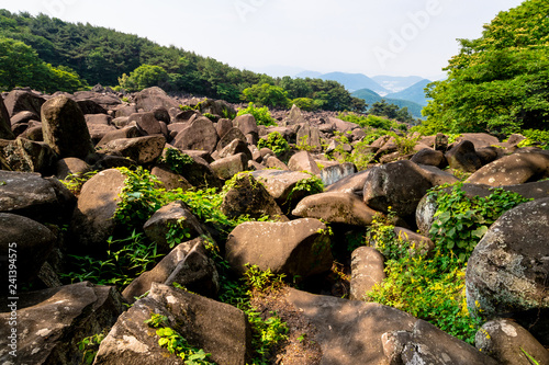 Rock block of Mt. Maneo is a huge stony slope located in front of Maneo Temple