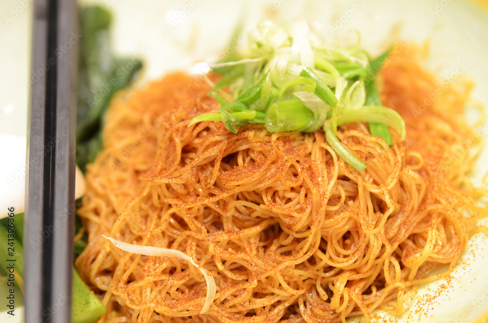 Dried shrimp roe powder noodle
