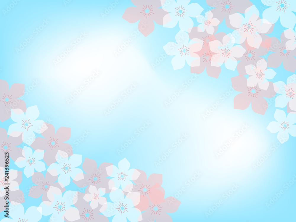 桜の背景イラスト 桜の背景イラスト